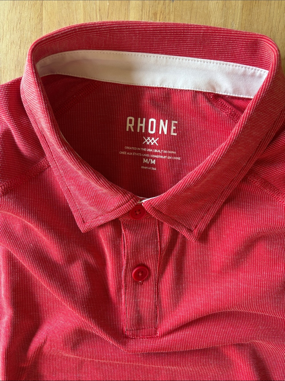 RHONE Long-Sleeve Pique Polo